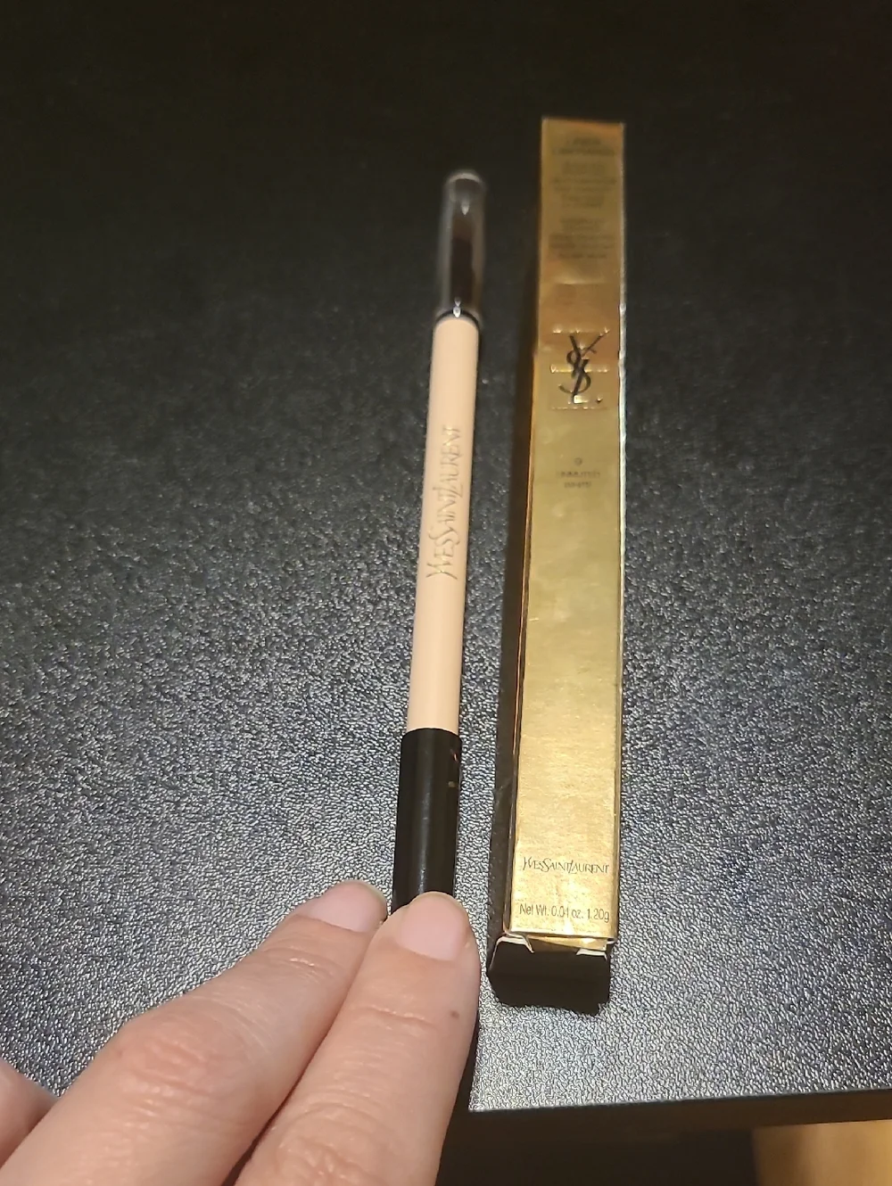 YSL NIB Unmuted Whte Lines Liberated Waterproof Eyeliner